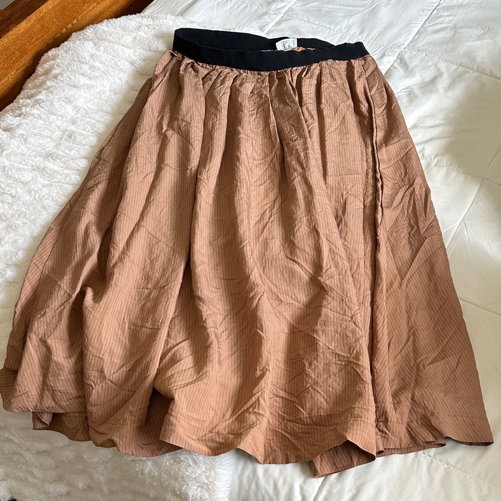 Future collective flowy midi skirt | Elastic Waist | Effortless chic